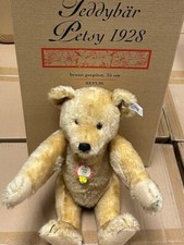 Steiff Teddy Bear Petsy 1928 EAN 407451 all boxes  paperwork 35 cm LE