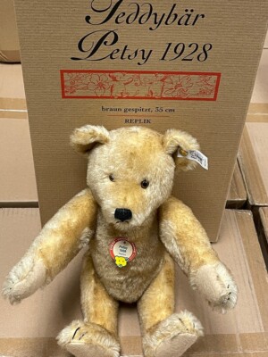 Steiff Teddy Bear Petsy 1928 EAN 407451 all boxes & paperwork 35 cm LE