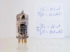 1x TUBO E88CC PHILIPS HEERLEN SQ TESTATO ANNI 60 6922 GV2492 SPILLA ORO