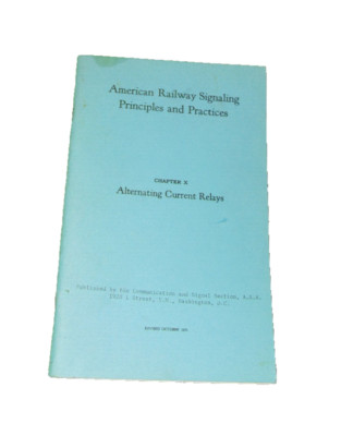 American Railway Signaling P & P Alternating Current Relays 1951