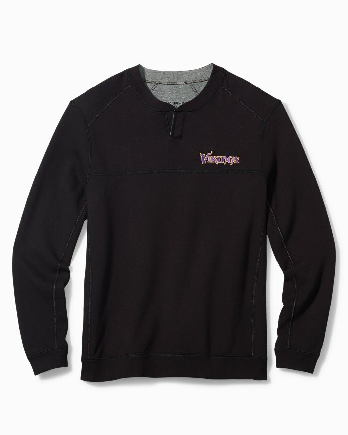 Толстовка Abaco Tommy Bahama Mens NFL Flip Side Goal Черная Vikings M 18890₽