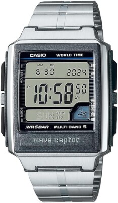 Casio Wave WV-59RD-1AJF Ceptor 39mm Silber Resin/Edelstahl Gehäuse Herren Neu