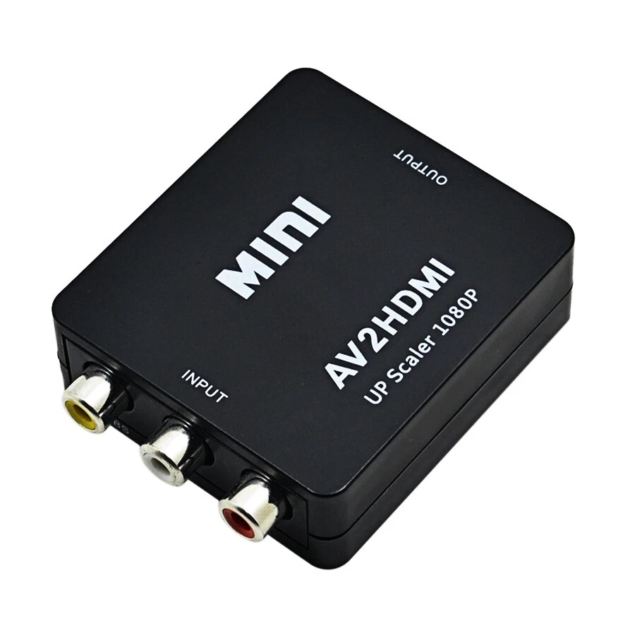 RCA to HDMI Converter Adapter AV 1080P For TV Audio Video Composite CVBS AV2HDMI - Image 2 of 2