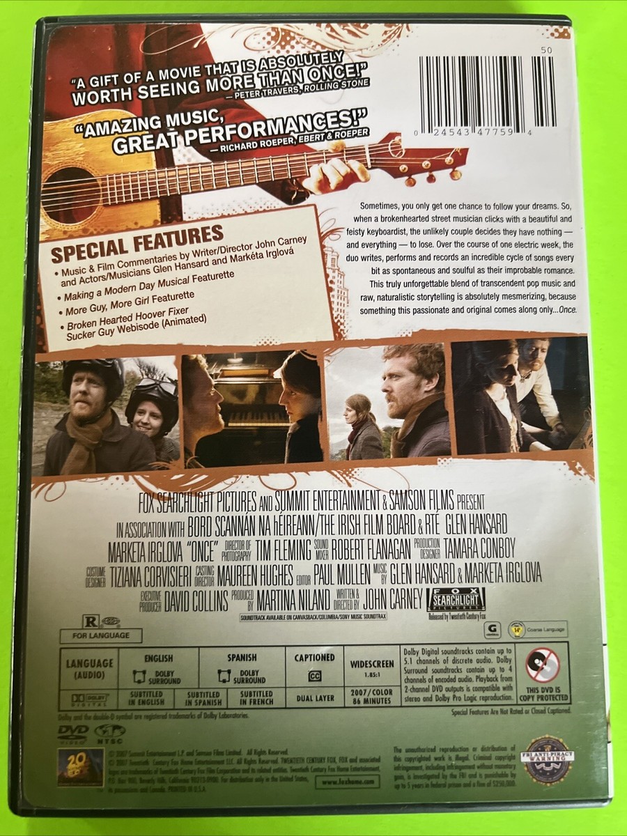 Once (DVD, 2007) 24543477594| eBay