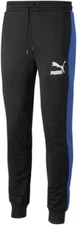 Authentic PUMA T7 ICONIC Track Pants ~ Black/Royal Sapphire ~  NEW