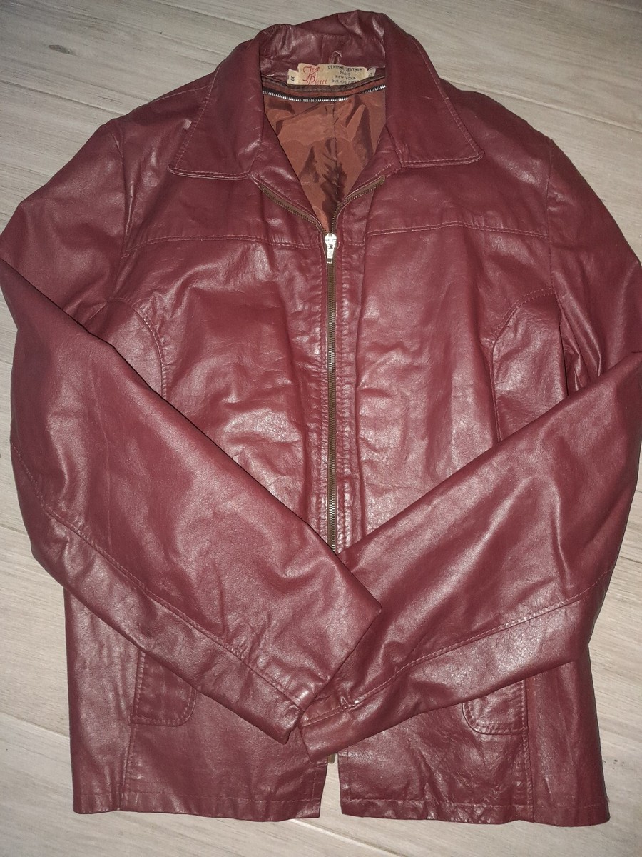 Jean Pierre Leather Maroon Jacket Sz46 | eBay Jean Pierre Leather Maroon Jacket Sz46 | eBay