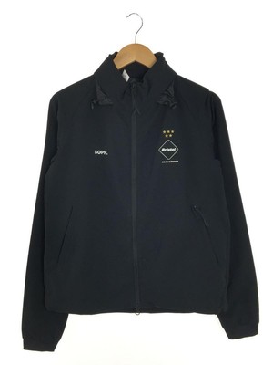 F.C.R.B. 20ss STRETCH LIGHT WEIGHT HOODED BLOUSON S black polyester