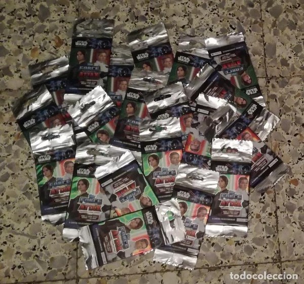 Lote de 20 sobres Star Wars Topps Force Attax Tradding cards game - Nuevos