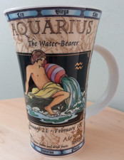 Dunoon Mug Large Aquarius Astrology Zodiac Stoneware By Jack Dadd
