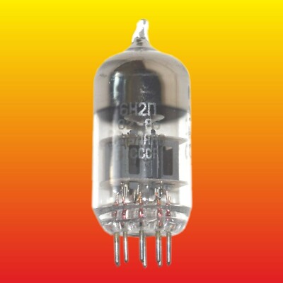 6N2P SOVIET DOUBLE TRIODE TESTED NOS VACUUM TUBE = ECC83 12AX7
