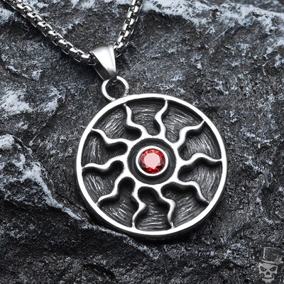 Sculpt Rings  Apollo Helios Amulet Necklaces - Stainless Steel Pendants Chain