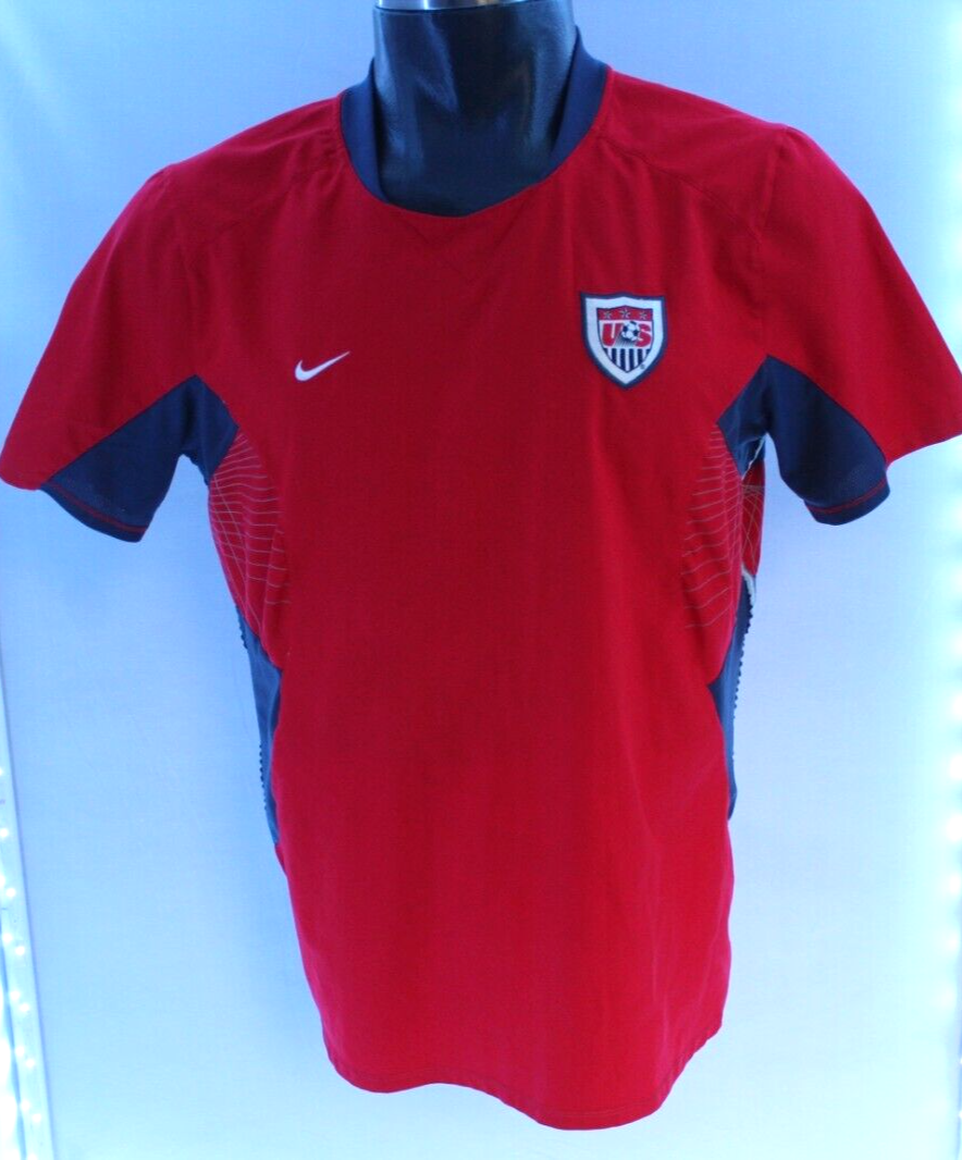 Nike 2003 Away Jersey Shirt Trikot USA Soccer Red Womens Youth XL