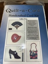 Quilt a Card Handcrafted Card Kit Ladies Only Vintage 1999 Made In The USA