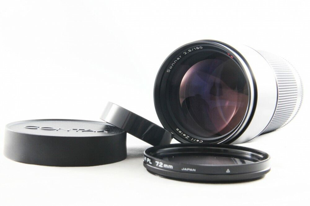 Exc Contax Carl Zeiss Sonnar T* 180mm f/2.8 MMJ Manual Lens Exc Contax Carl Zeiss Sonnar T* 180mm f/2.8 MMJ Manual Lens