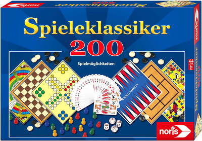 Noris Familienspiel Spielesammlung Spieleklassiker 200 Möglichkeiten 606111687