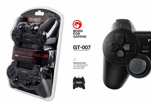 MARVO SCORPION GT-007 USB Wired Gamepad Controller Joystick for PC 2 PACK Vibrat