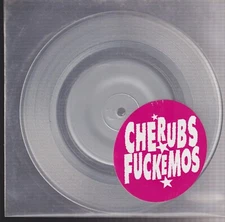 cherubs / fuckemos split  7" clear vinyl entrance records