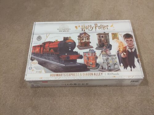 Harry Potter Hogwarts Express & Diagon Alley 3D Puzzle New Open Box/N - Picture 1 of 4