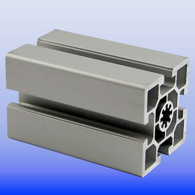 Alu Profil 60 x 60 Nut 10 B schwer Alu silber im zuschnitt Nutprofil Aluprofil
