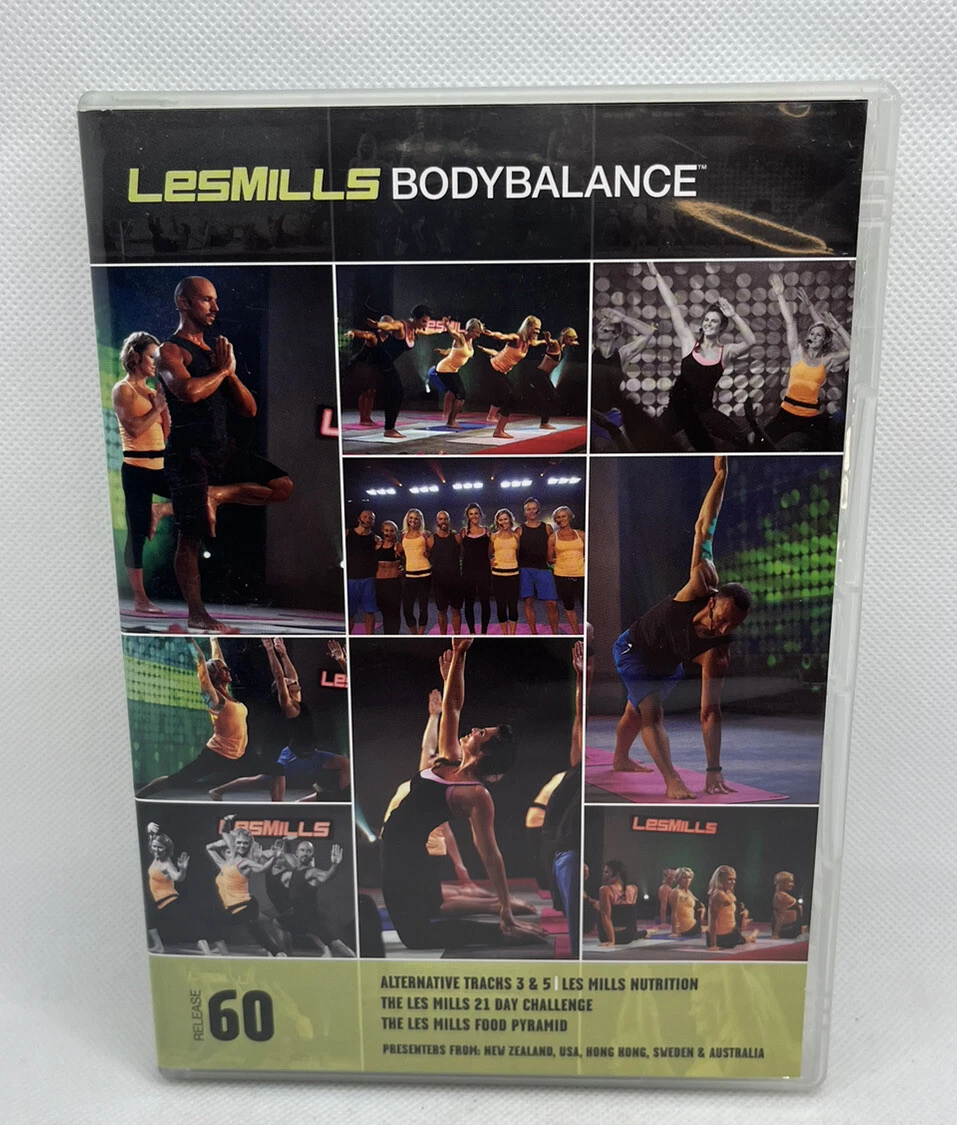Les Mills Body Balance Release 60 DVD CD & Booklet Free
