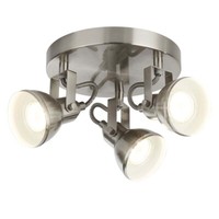 Decken Lampe Leuchte Silber Strahler Flur BüRo Schlaf Wohn Zimmer Beleuchtung
