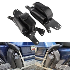 Water Bottle Drink Holder Saddlebag Guard Bag For Harley Touring Road Glide 93up