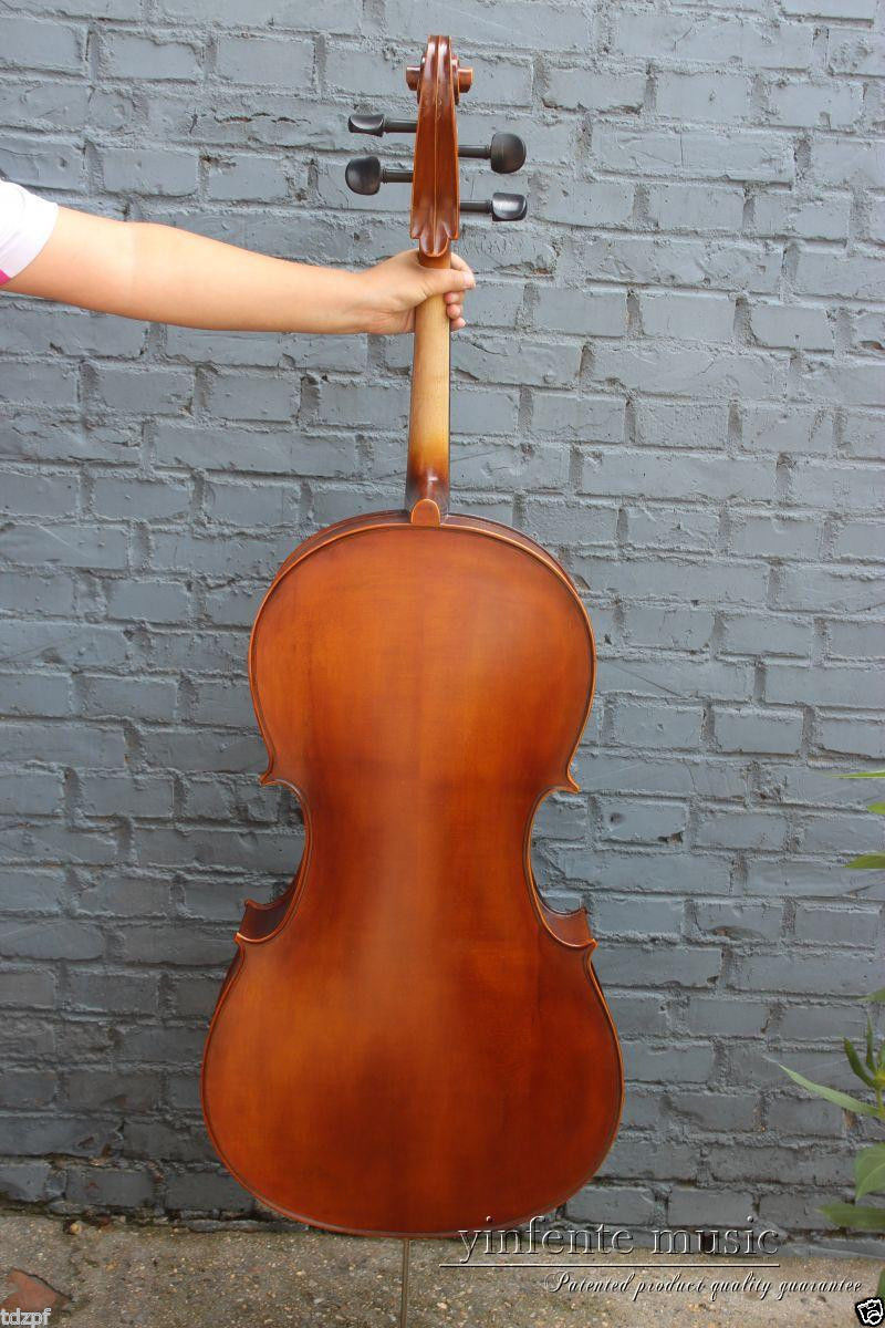 Advance Acoustic Electric Cello 4/4 Solid Maple Spruce Hand Made