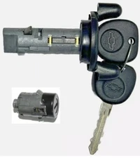 NEW CHEVY OEM IGNITION KEY SWITCH LOCK CYLINDER + DOOR KEY LOCK CYLINDER W/ KEYS