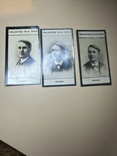 Rare - All (3) Variations Of 1900’s Felix Potin Thomas Alva Edison Cards