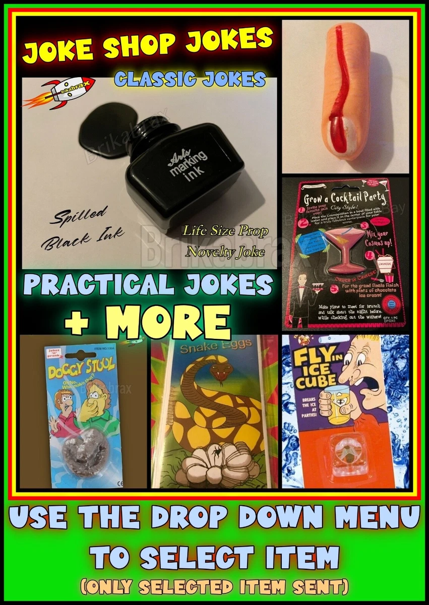 Practical jokes on sale for sale
