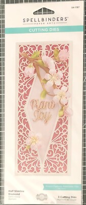 New Spellbinders Half Slimline Diamond Die Set