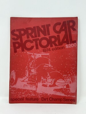 Sprint Car Pictorial 1974 Edition USAC Sprint Dirt Champ Review Yearbook