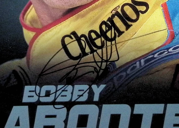 Bobby Labonte Cheerios NASCAR Autographed 8.5x11 2008 Promo Card w/COA WWE2-102 - Image 2 of 3