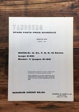 Tandberg Model 6 6x 7 8 9 11 12 Series   Spar...
