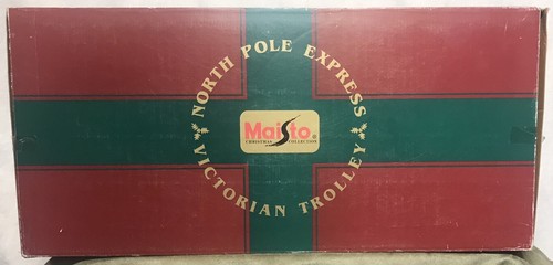 Vintage 1996 Maisto Animated North Pole Express Musical Victorian Trolley- WORKS - Picture 5 of 23