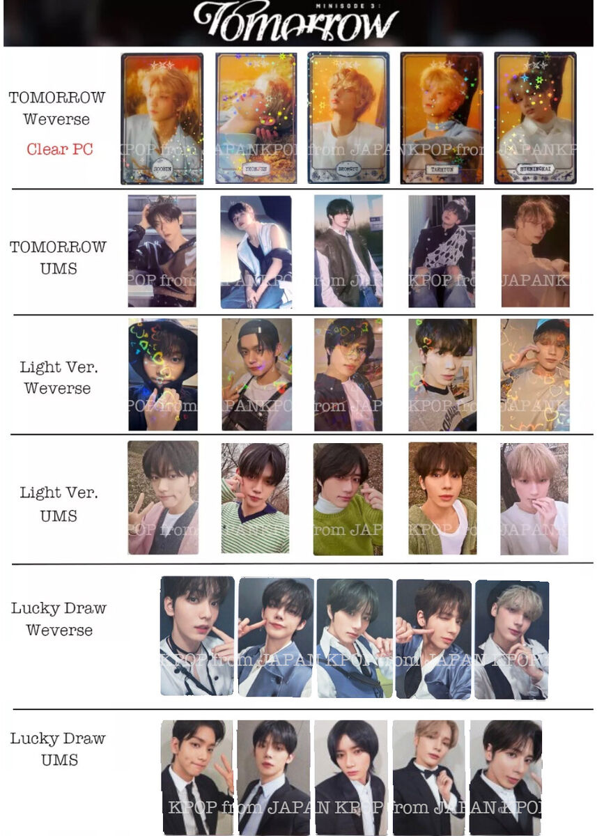 TXT minisode 3: TOMORROW Japan Limited POB Weverse UMS Lucky TXT minisode 3: TOMORROW Japan Limited POB Weverse UMS Lucky