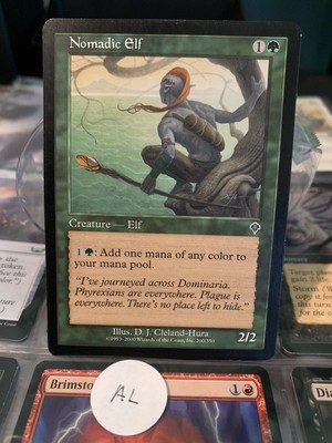 Magic the Gathering MTG Nomadic Elf (200) Invasion   LP