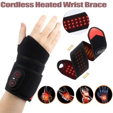 36 LED 660nm Red Light Therapy Wrist  Hand Massager Wireless Heated Pad 3000mAh