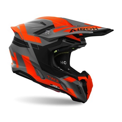 Cross Helm AIROH TWIST 3 DYNASTY Orange Matt ECE 22.06