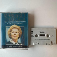Margaret Thatcher The Downing Street Years Cassette Tape Used