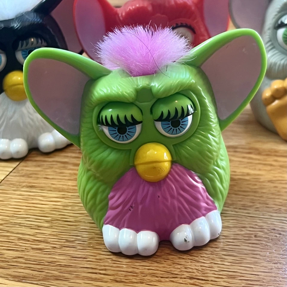 Lote de 6 juguetes Happy Meal McDonald's FURBY 1998 vintage todos diferentes Foto 2 de 4