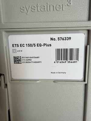Festool ETS EC 150/5 EQ-Plus 6 in Dual Action Disc Sander Systainer3 576339