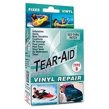 Tear Repair Aid Type B Vinyl Clear Repair Patch Kit - BOX-B-100