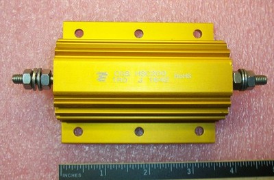 QTY (1) 1 Ohm 200W 5% ALUMINUM HOUSED CHASSIS MOUNT WIREWOUND HSC200-1R0-J CGS