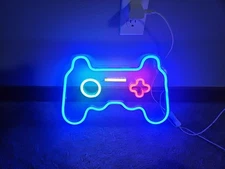 Gaming Room Neon Sign – Custom LED Wall Light for Gamers, Streamers, Setup