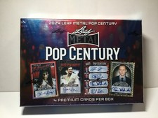 2024 LEAF METAL POP CENTURY Factory Sealed Hobby Box Auto's, Multi Auto's