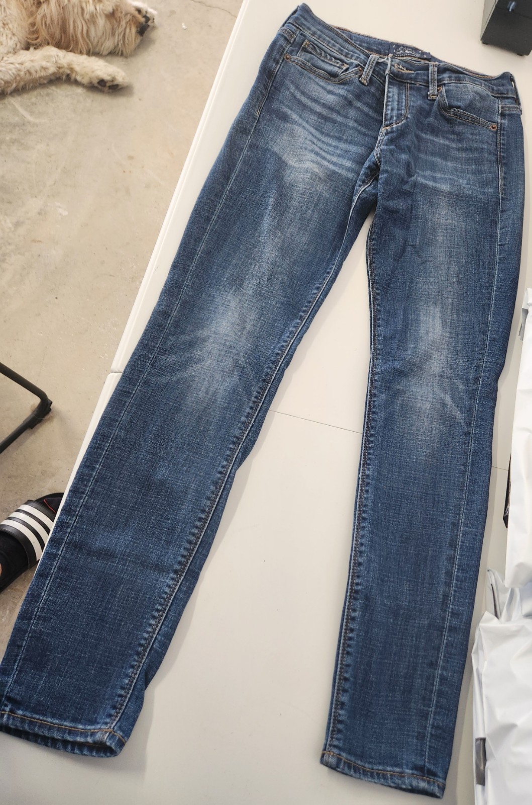 Lucky Brand Women's Blue Jeans, Size 4/27, Charlie Skinny Stretch, Denim