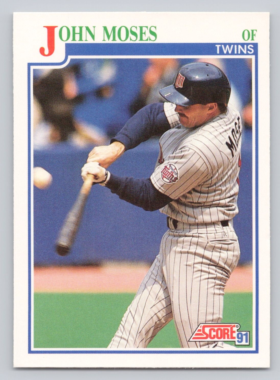 1991 Score JOHN MOSES #429 Minnesota Twins