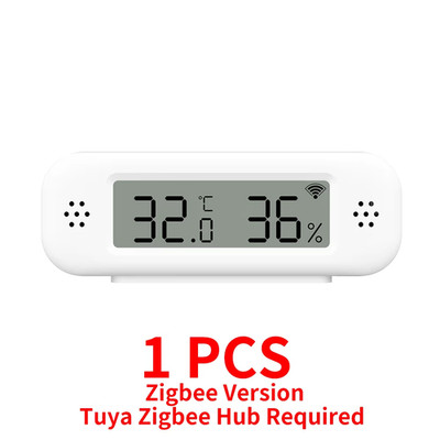 Tuya Zigbee 3.0 Temperature Humidity Sensor APP Remote Control Thermometer Hygro