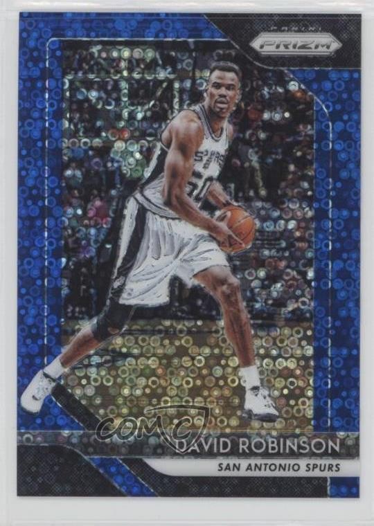 2018-19 Panini Prizm Fast Break Blue Prizm 114/175 David Robinson #195 HOF 0ad